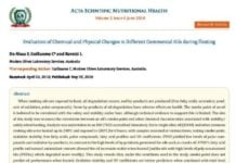 Evaluation of Chemical and Physical Changes in Different Commercial Oils during Heating